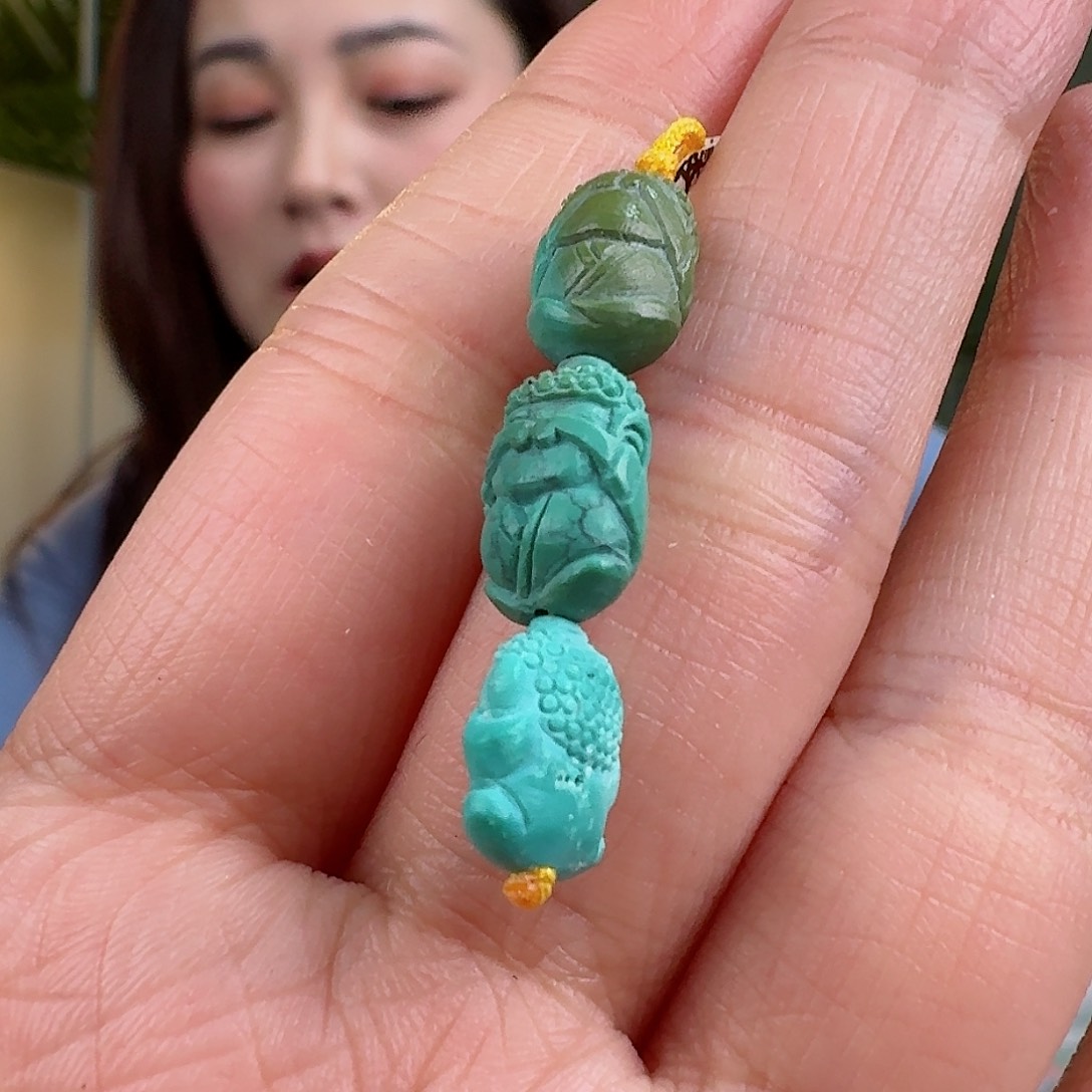 绿松石珠宝奇石未镶嵌