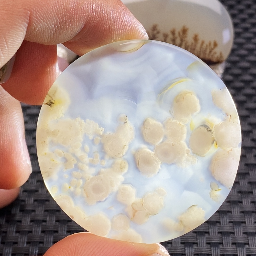 黑***哥玛瑙/玉髓未镶嵌吊坠(不含链)