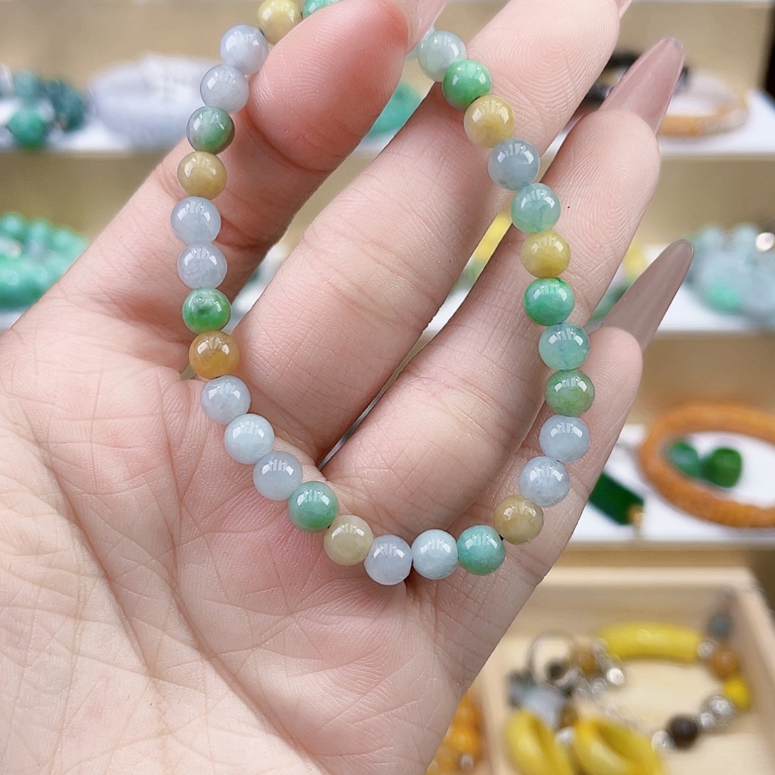 翡翠未镶嵌手链手链