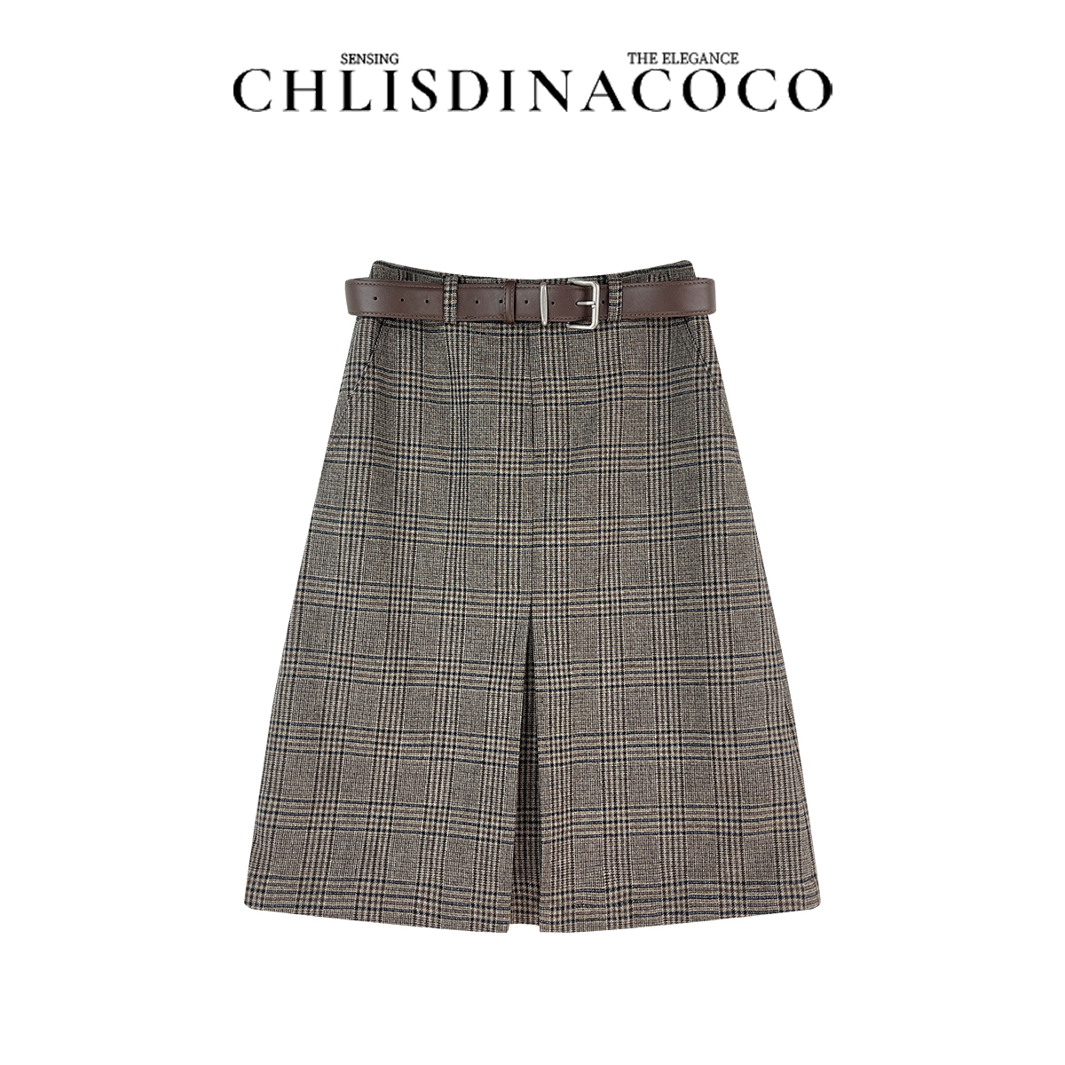 |英姿勃发|高定“羊毛”经典简约百搭高级感半身裙W0282