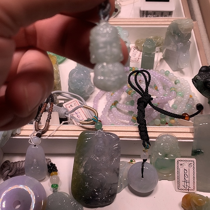 翡翠未镶嵌挂件宝宝佛