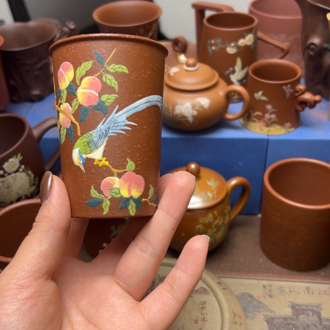 紫砂茶杯紫砂主人杯