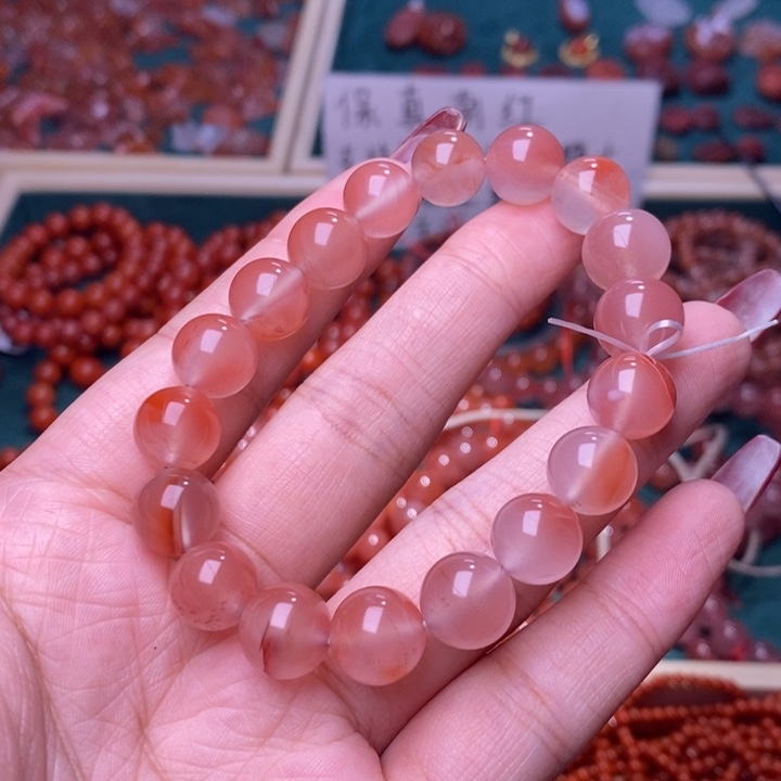 南红玛瑙手链未镶嵌12