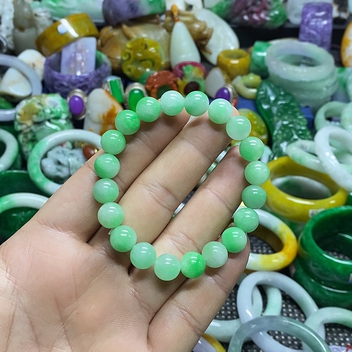 颈饰未镶嵌翡翠缅甸翡翠首饰配饰