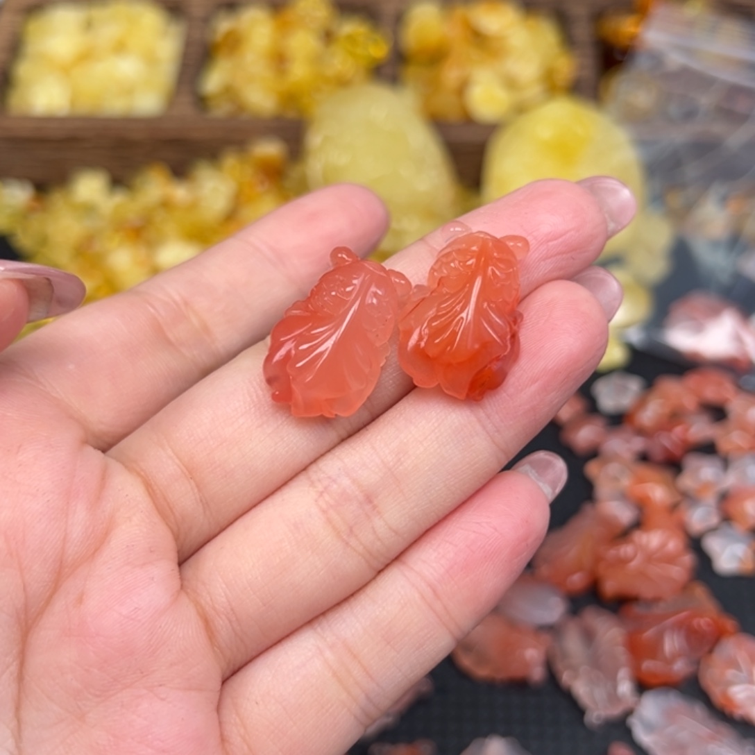 南红玛瑙未镶嵌吊坠(不含链)