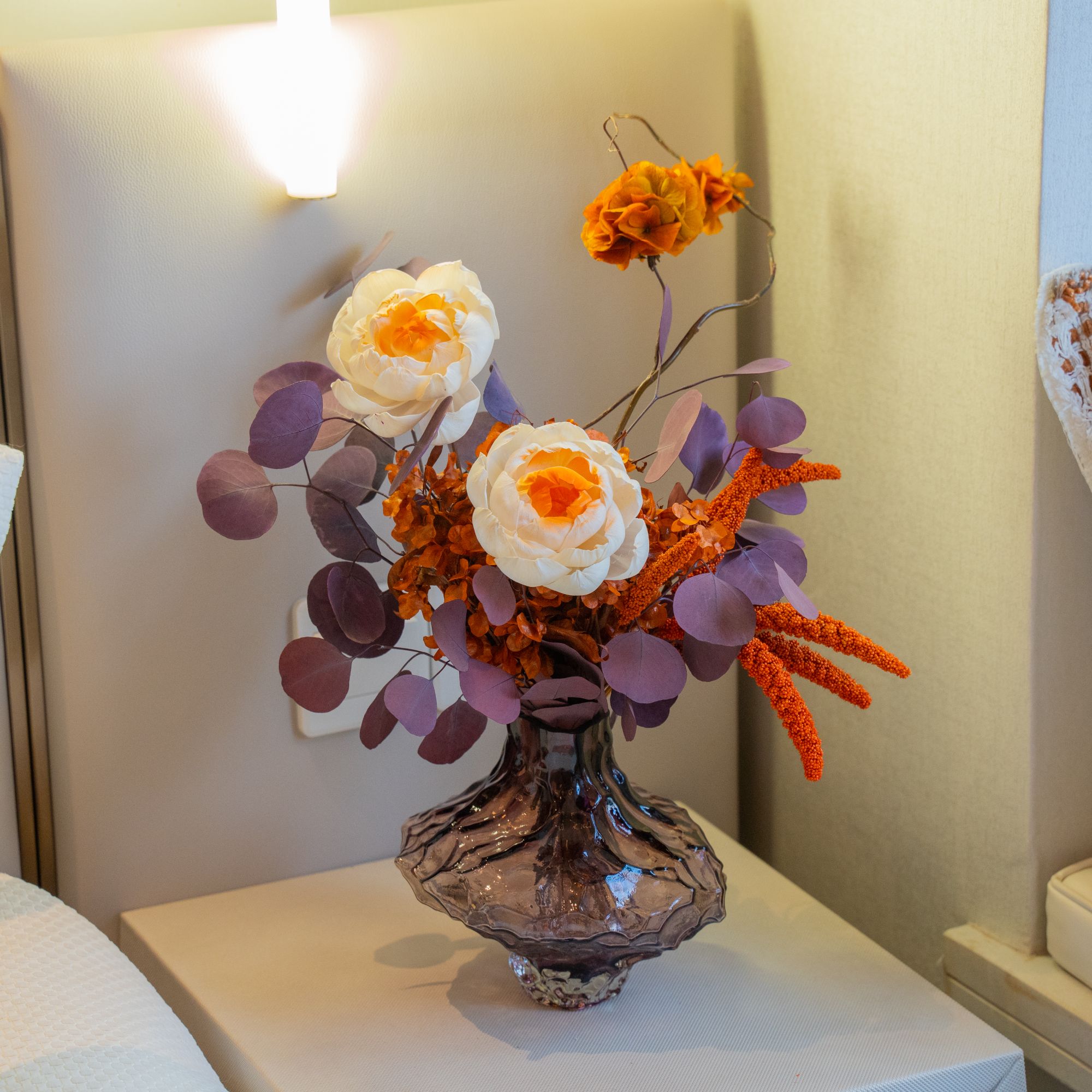 「暖序」真花干花永生花摆设客厅永生花花束能放三到五年的真花