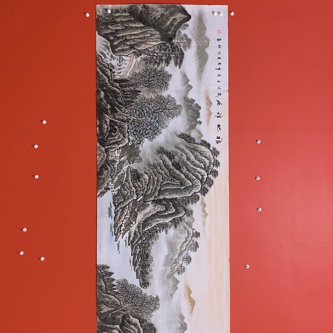 国画山水花鸟国画作品