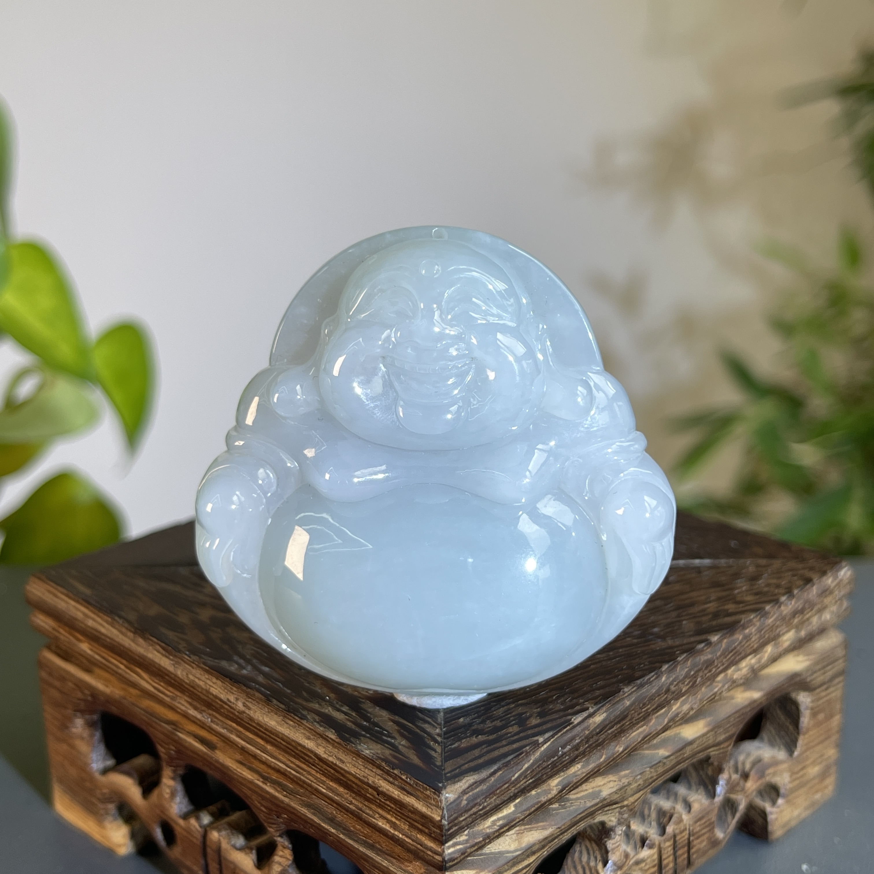 JTW16-115 天然缅甸翡翠A货  佛公