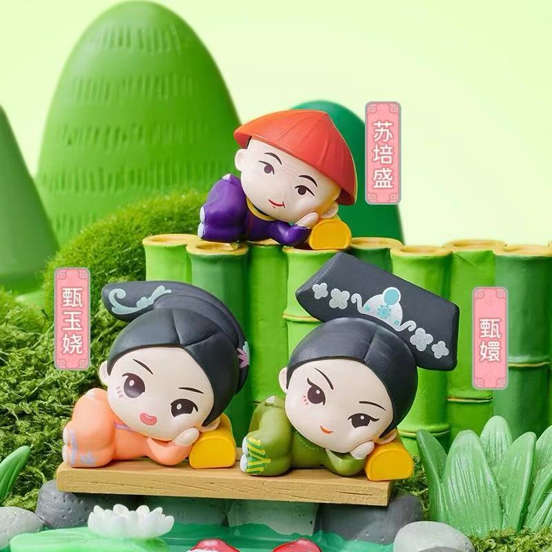 正版甄嬛传联名萌粒盲袋盲盒躺躺吧华妃娘娘周边公仔手办礼物