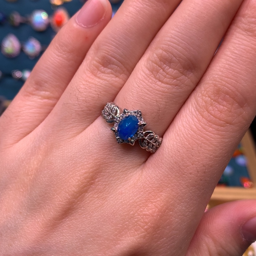 【闪购商品】欧泊戒指款式银S925镶嵌