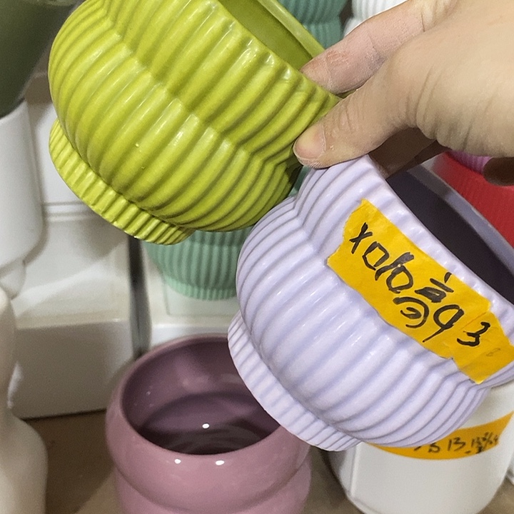 陶摆件陶盆有孔 瑕疵介意勿拍