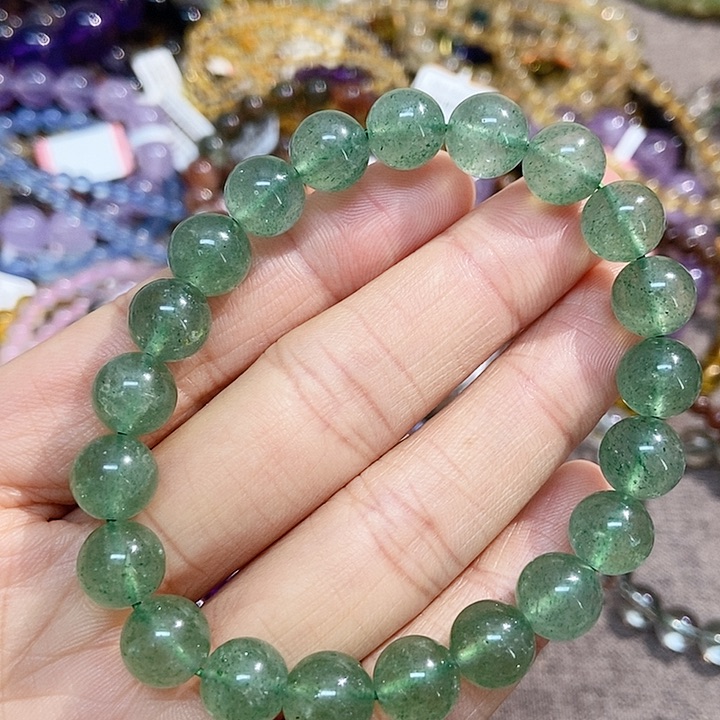 水晶手链未镶嵌绿草莓9