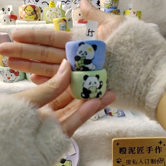 小熊猫拇指盆系列