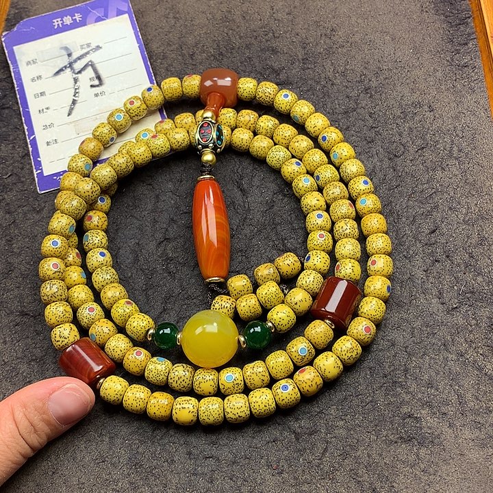 吊坠星月菩提脖挂