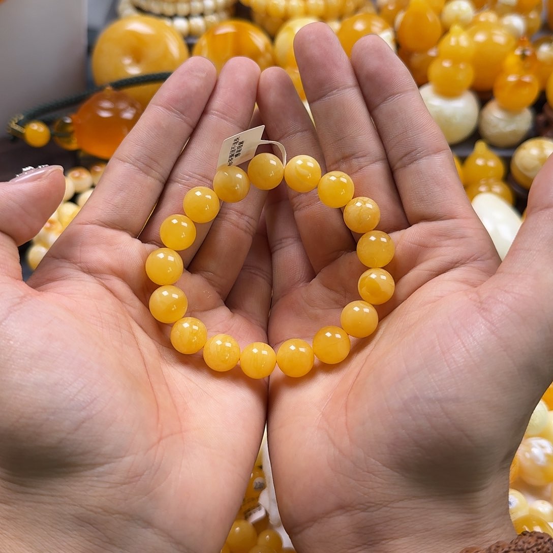 蜜蜡珠宝奇石未镶嵌12mm