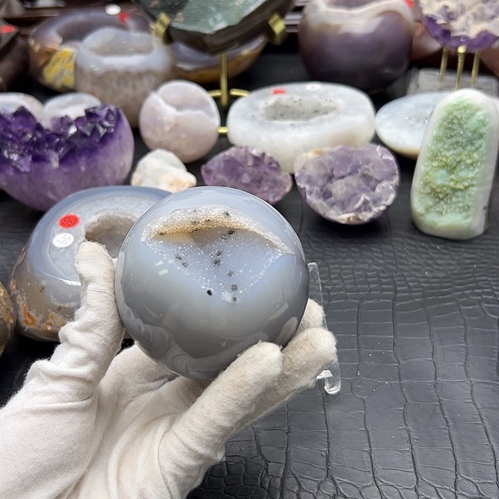 未镶嵌水晶珠宝半成品