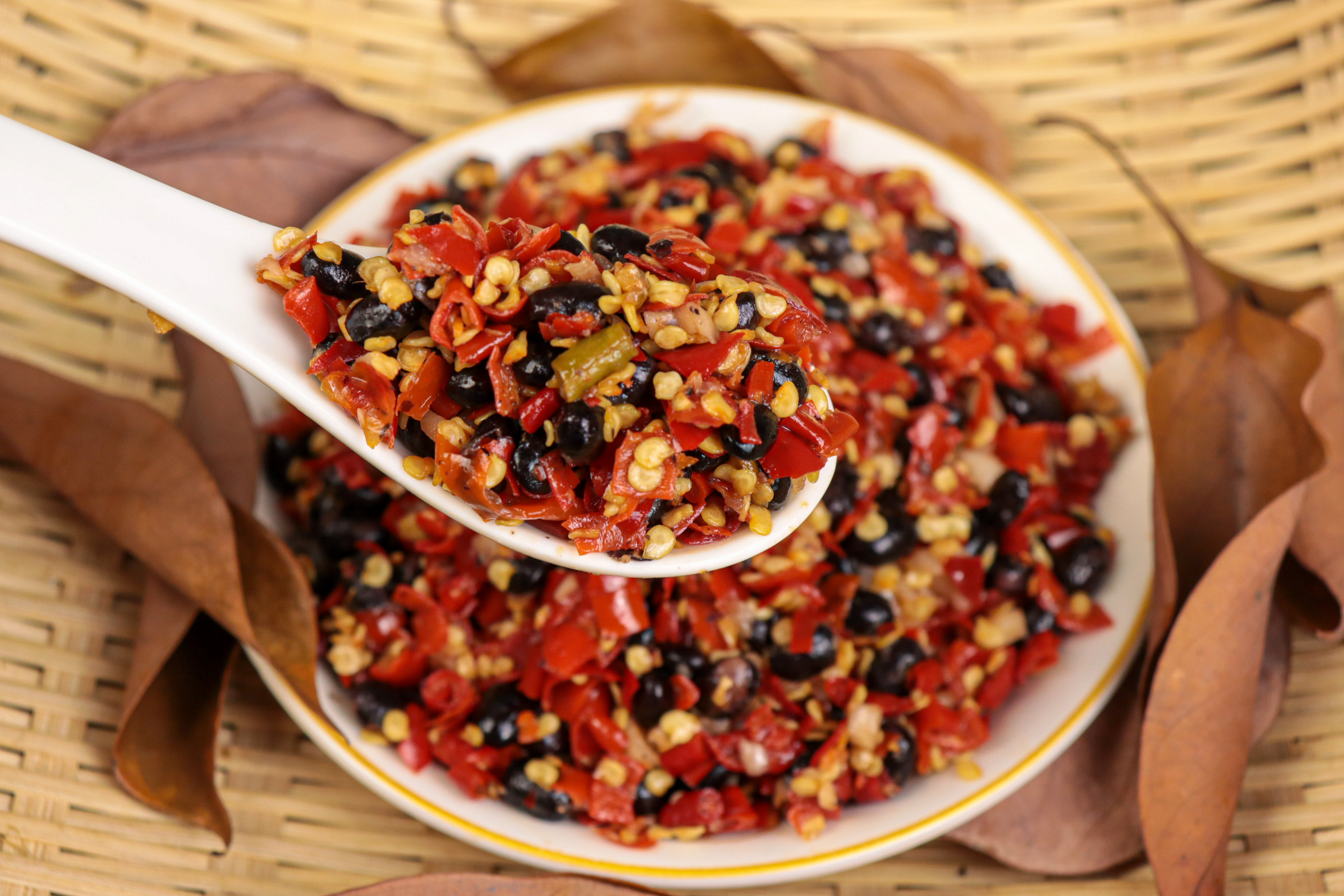 【助农优选】野山椒豆豉中辣下饭菜拌饭拌面必备