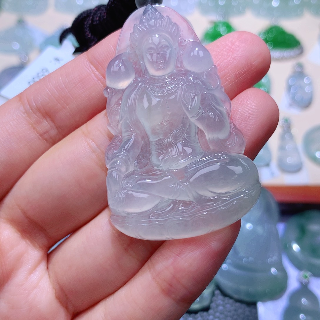 颈饰未镶嵌翡翠渡母