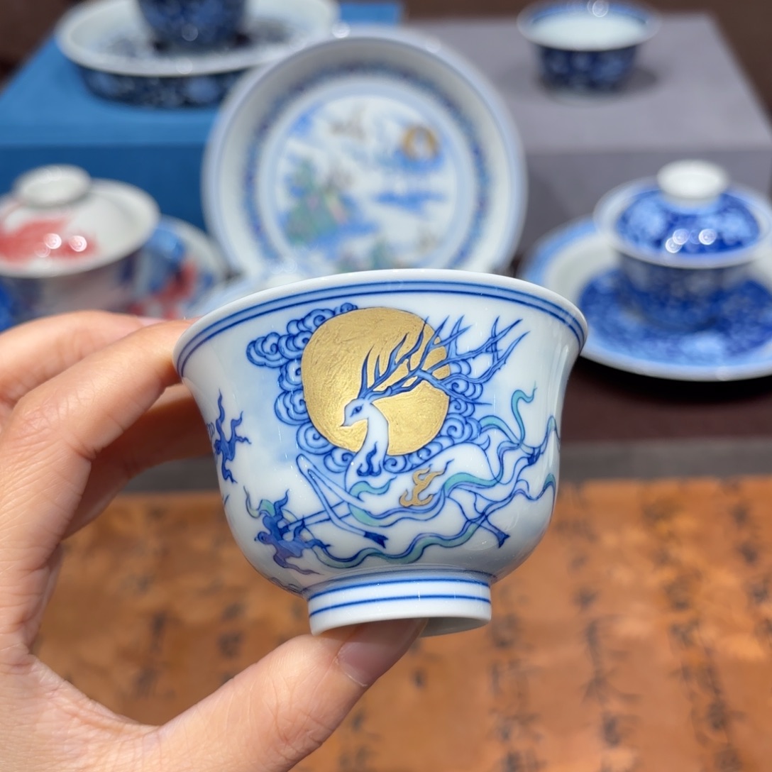 瓷片景德镇纯手工手绘