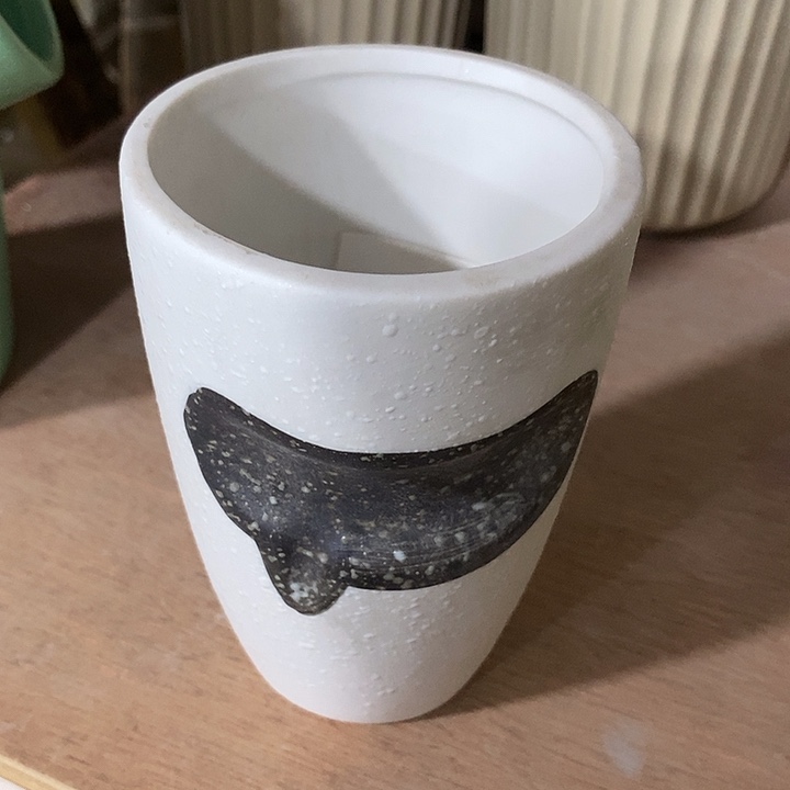 摆件陶陶盆有孔 瑕疵介意勿拍