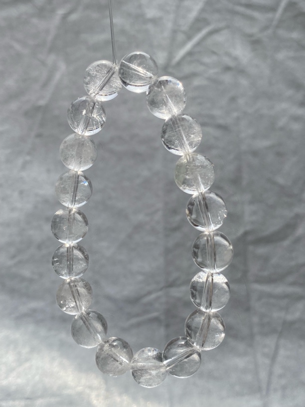 男女情侣款时尚白色水晶礼物透明