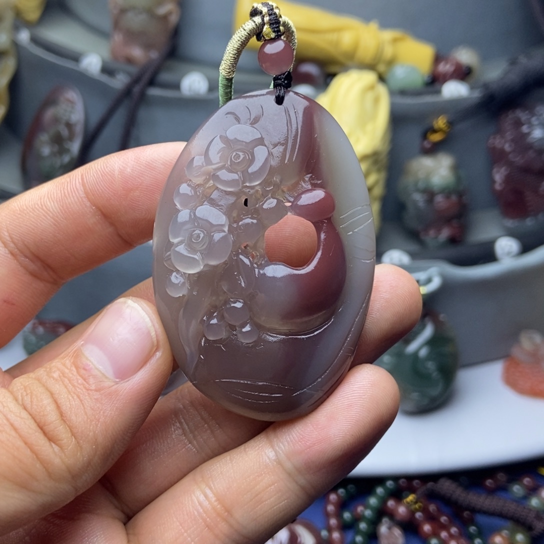 玛瑙/玉髓未镶嵌颈饰