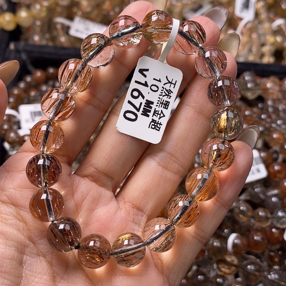 未镶嵌水晶手链水