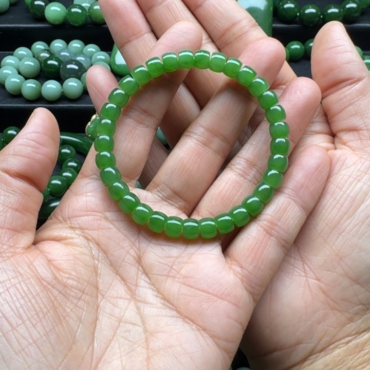 和田玉（碧玉）手串未镶嵌