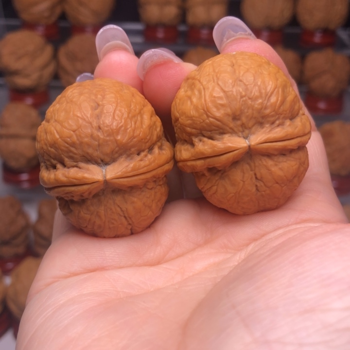 文玩核桃吊坠2佛陀元宝