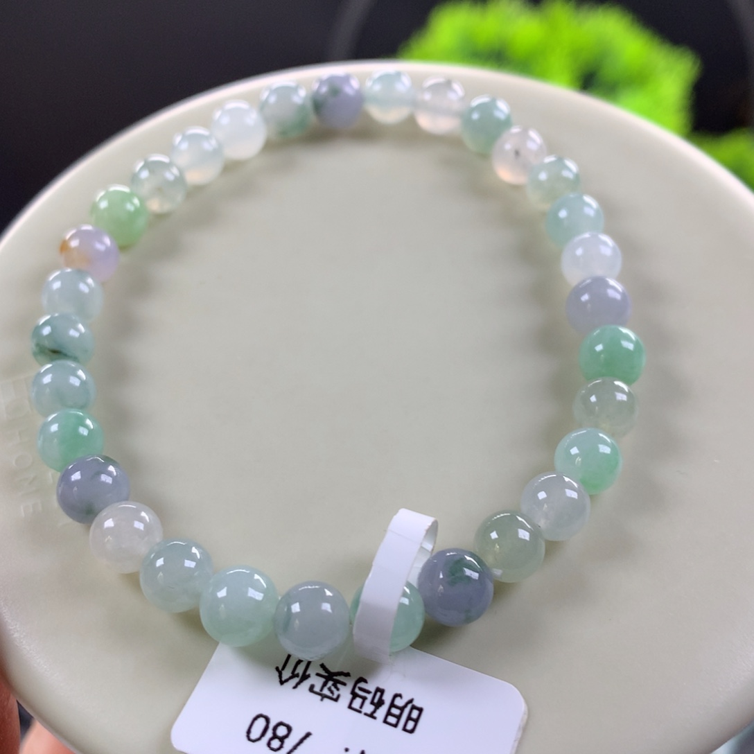 翡翠未镶嵌手链卡6