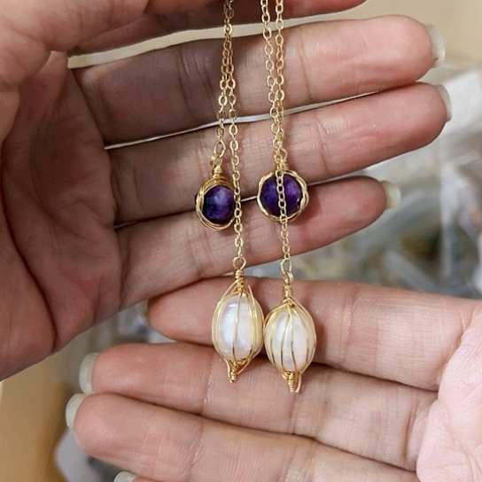 淡水珍珠材料银S925镶嵌