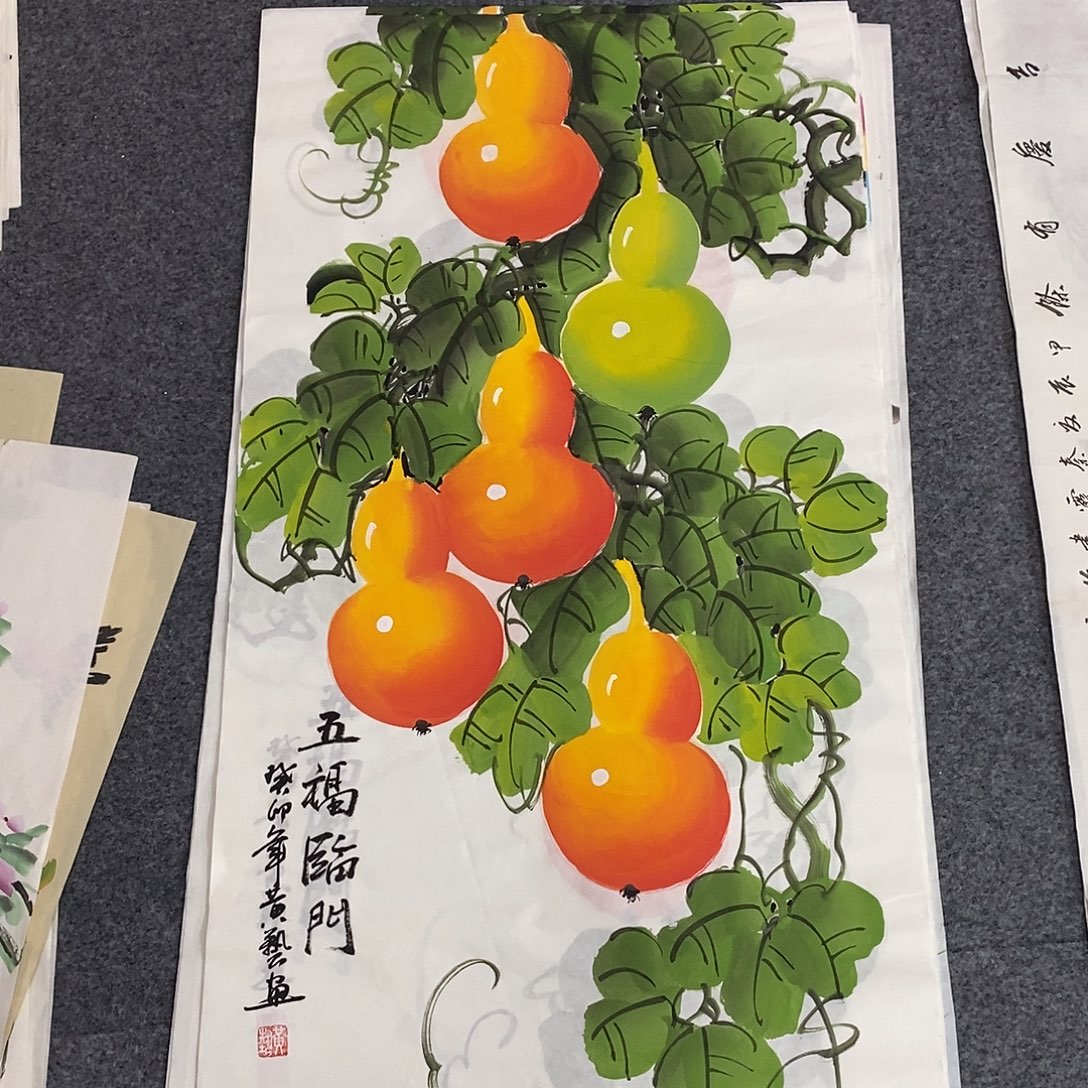 国画画画真的画画画