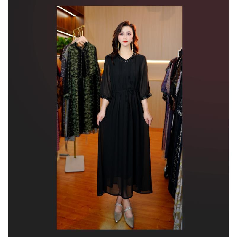 3443-18黑钻）新款女士连衣裙