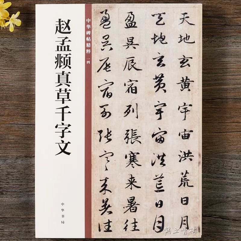 赵孟頫真草千字文  16开  中华书局