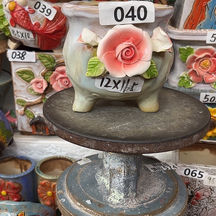 粗陶材质多肉花盆