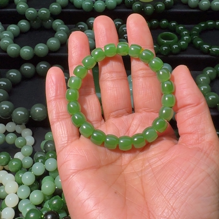 和田玉（碧玉）手串未镶嵌