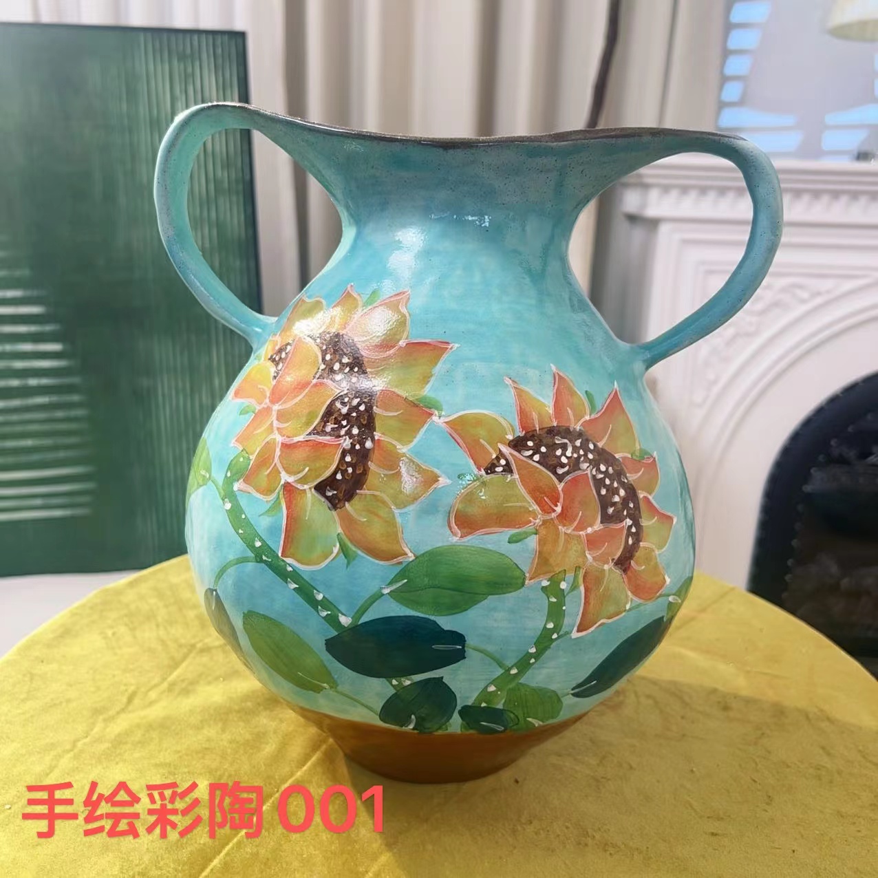 一花一木景德镇高档陶瓷花瓶家居软装新中式酒店摆件花器包邮