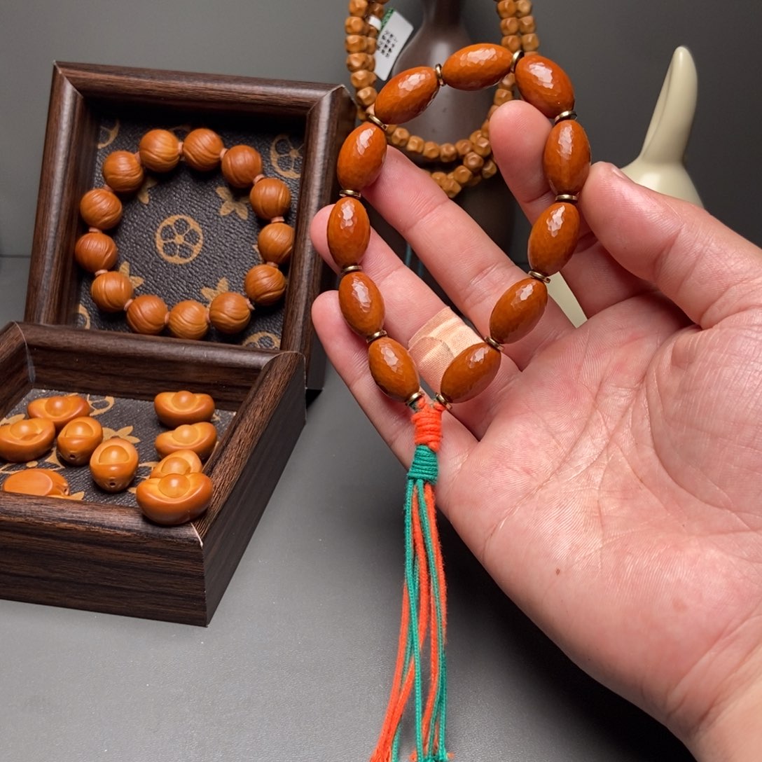 手串/手链橄榄核钻枣 苏工 橄榄核手串