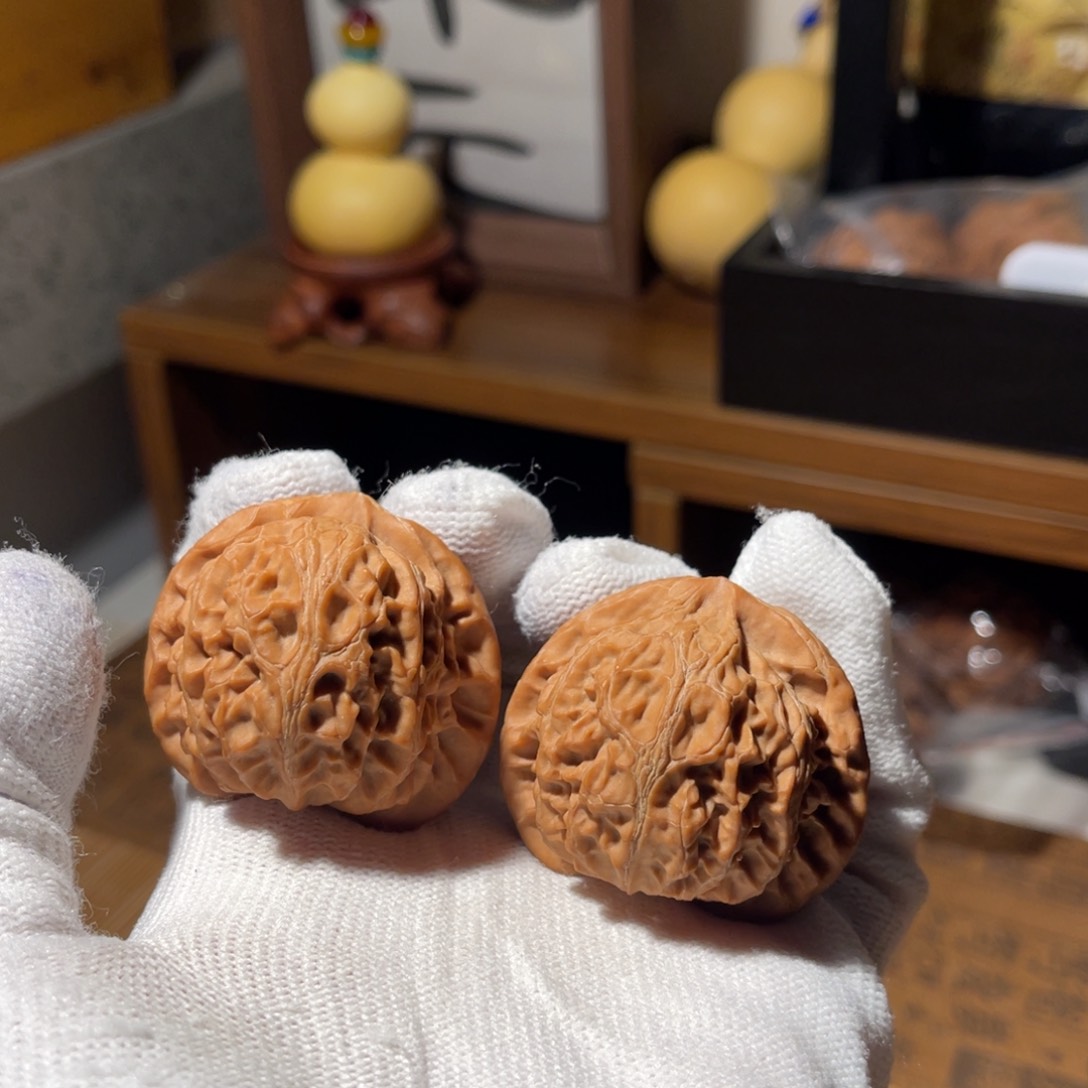 文玩核桃把件41 宫灯全品，不退不换