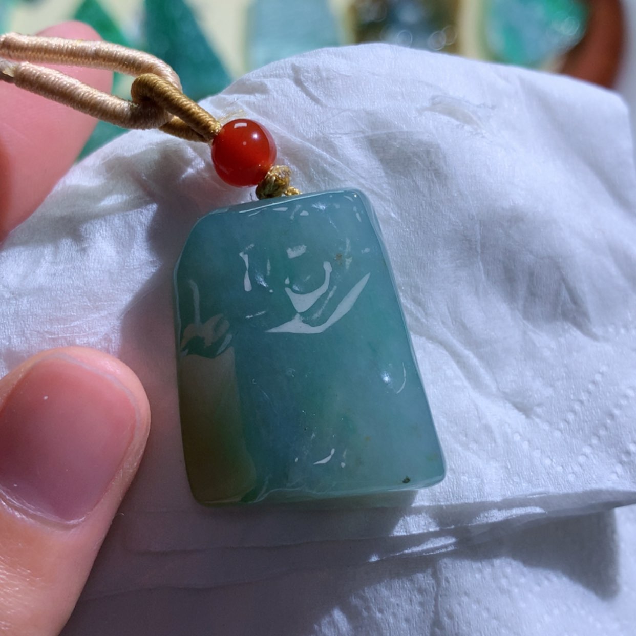 【闪购商品】翡翠吊坠(不含链)未镶嵌 3517