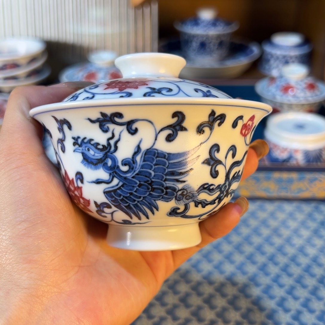 摆件景德镇茶器百宝箱