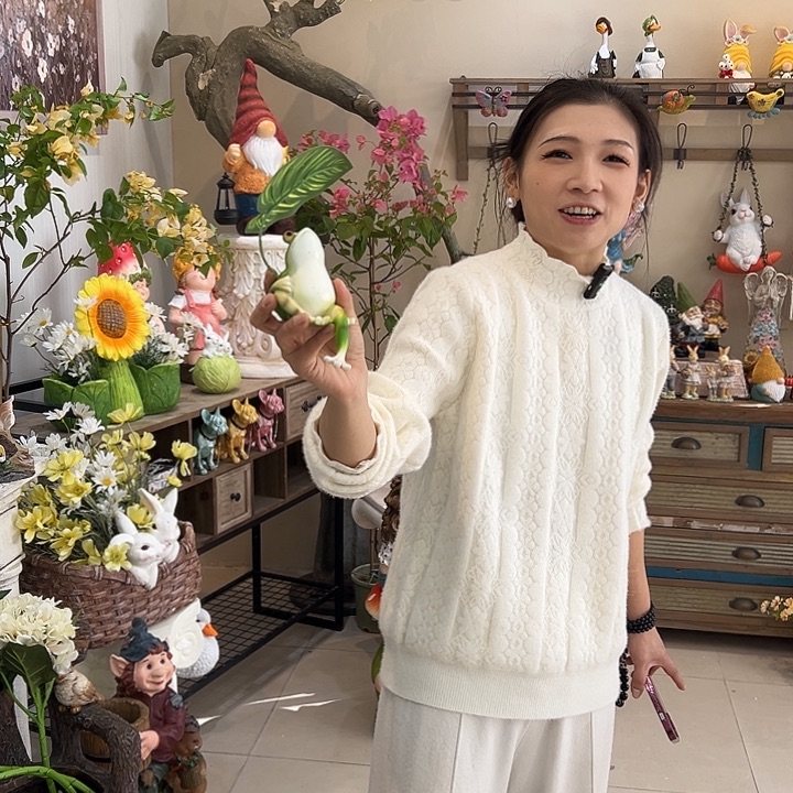 花园摆件红红火火