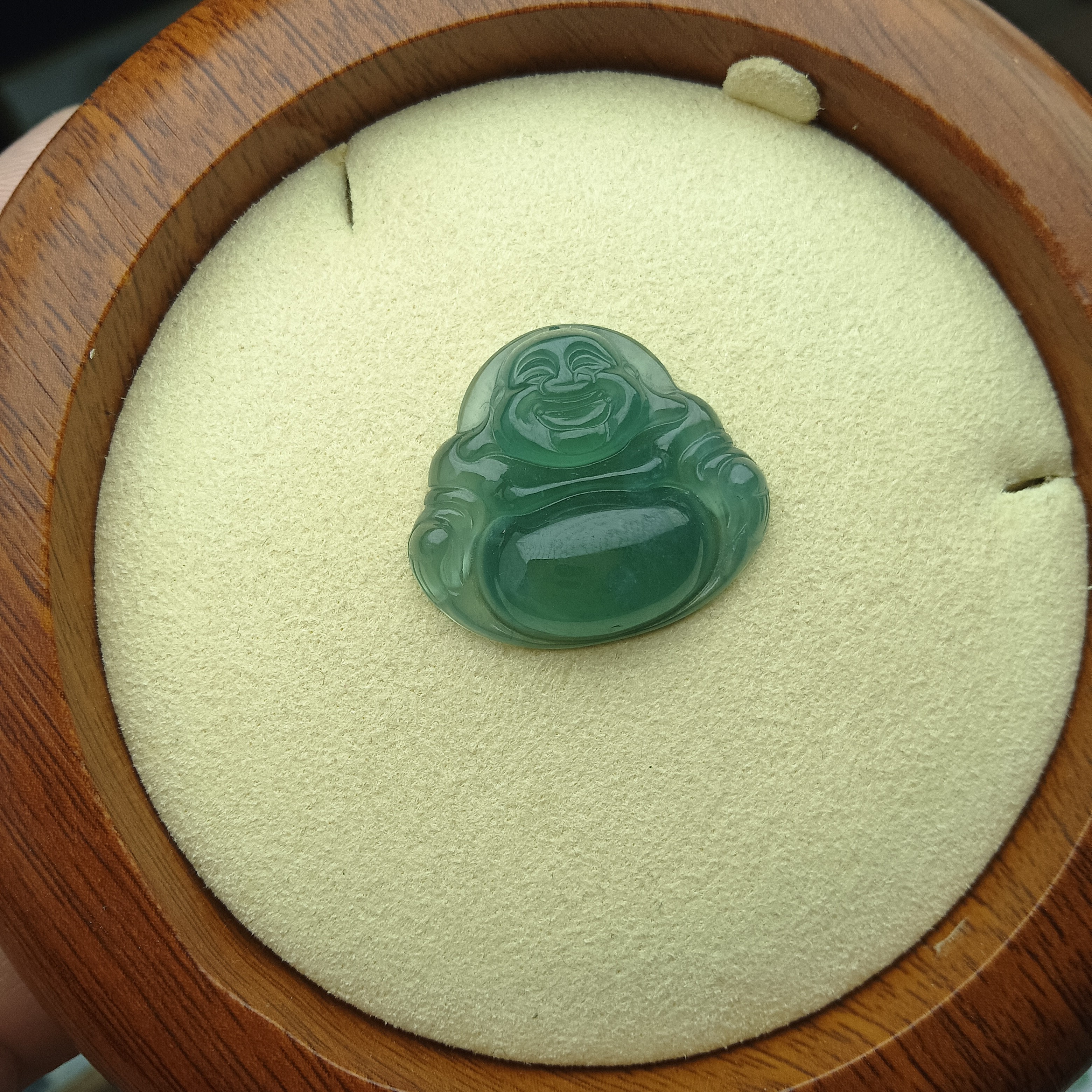 天然缅甸翡翠佛公