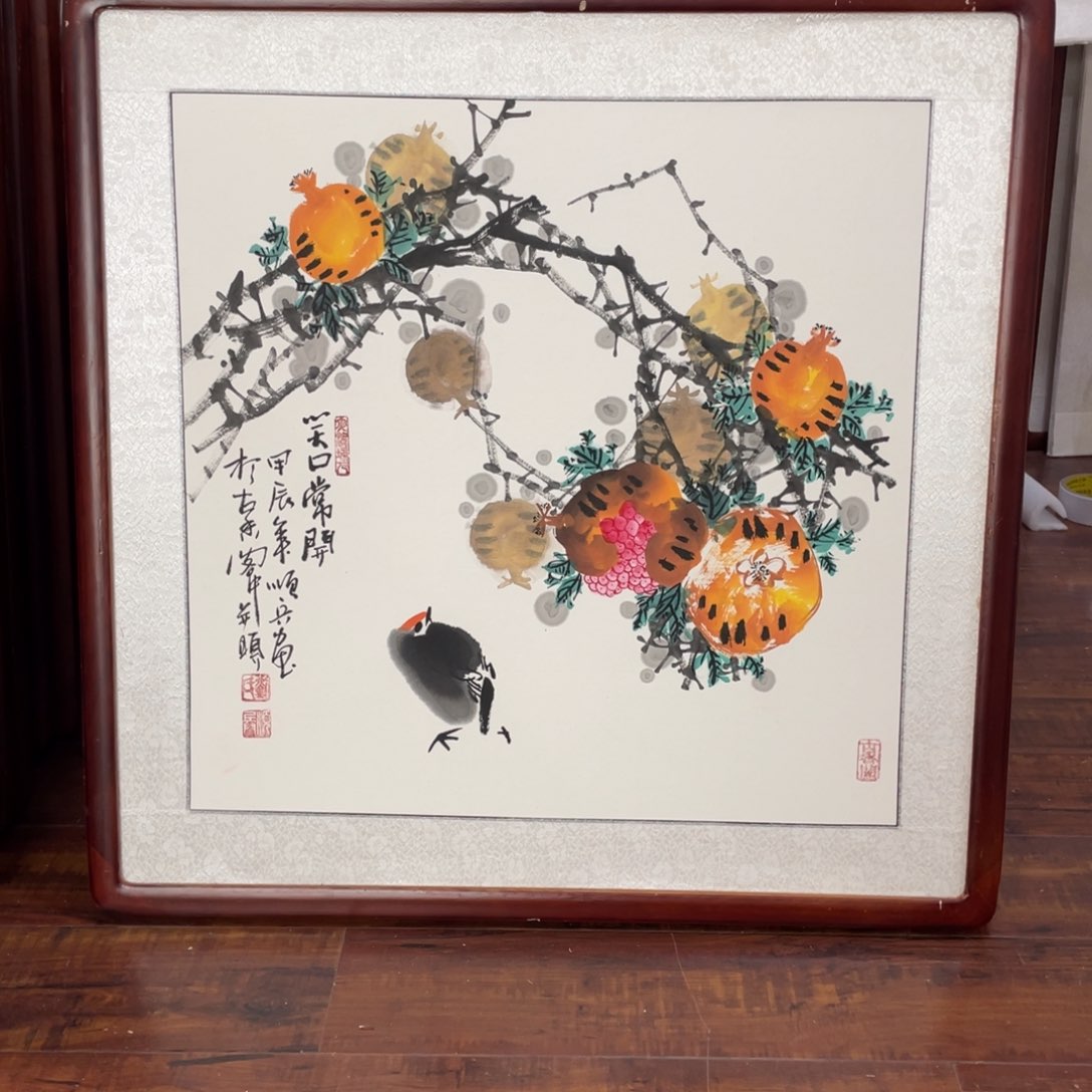 国画带框尺寸63*63厘米