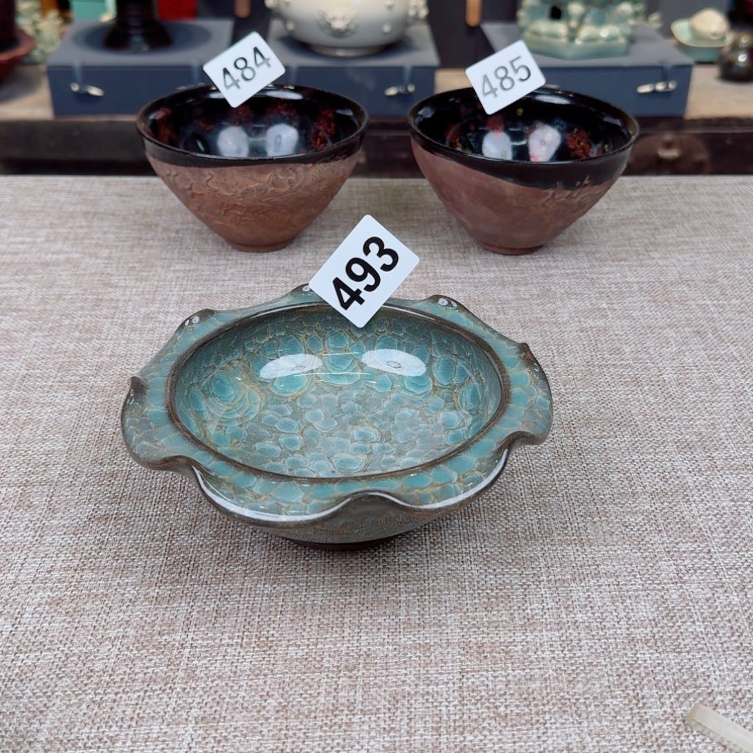 摆件陶瓷旧藏摆件