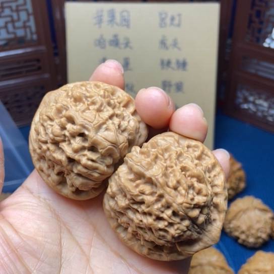 文玩核桃把件官帽47