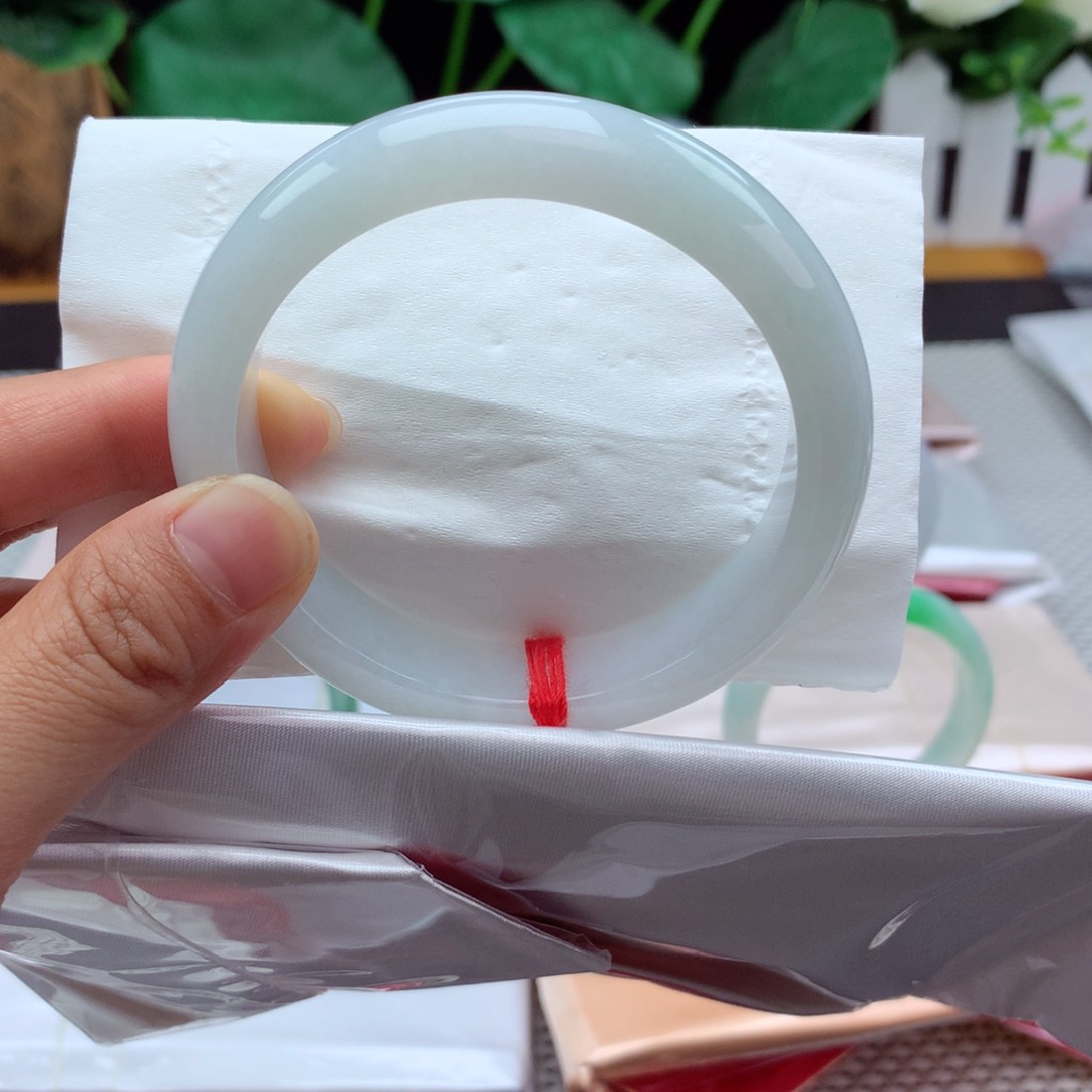 未镶嵌手镯翡翠团**圆纯天然