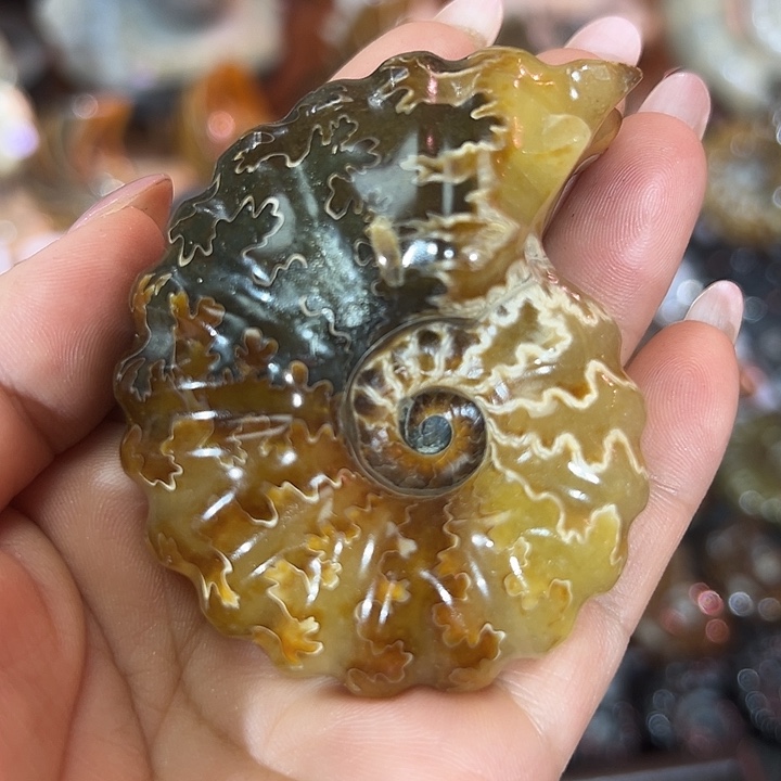 石材家居装饰摆件螺