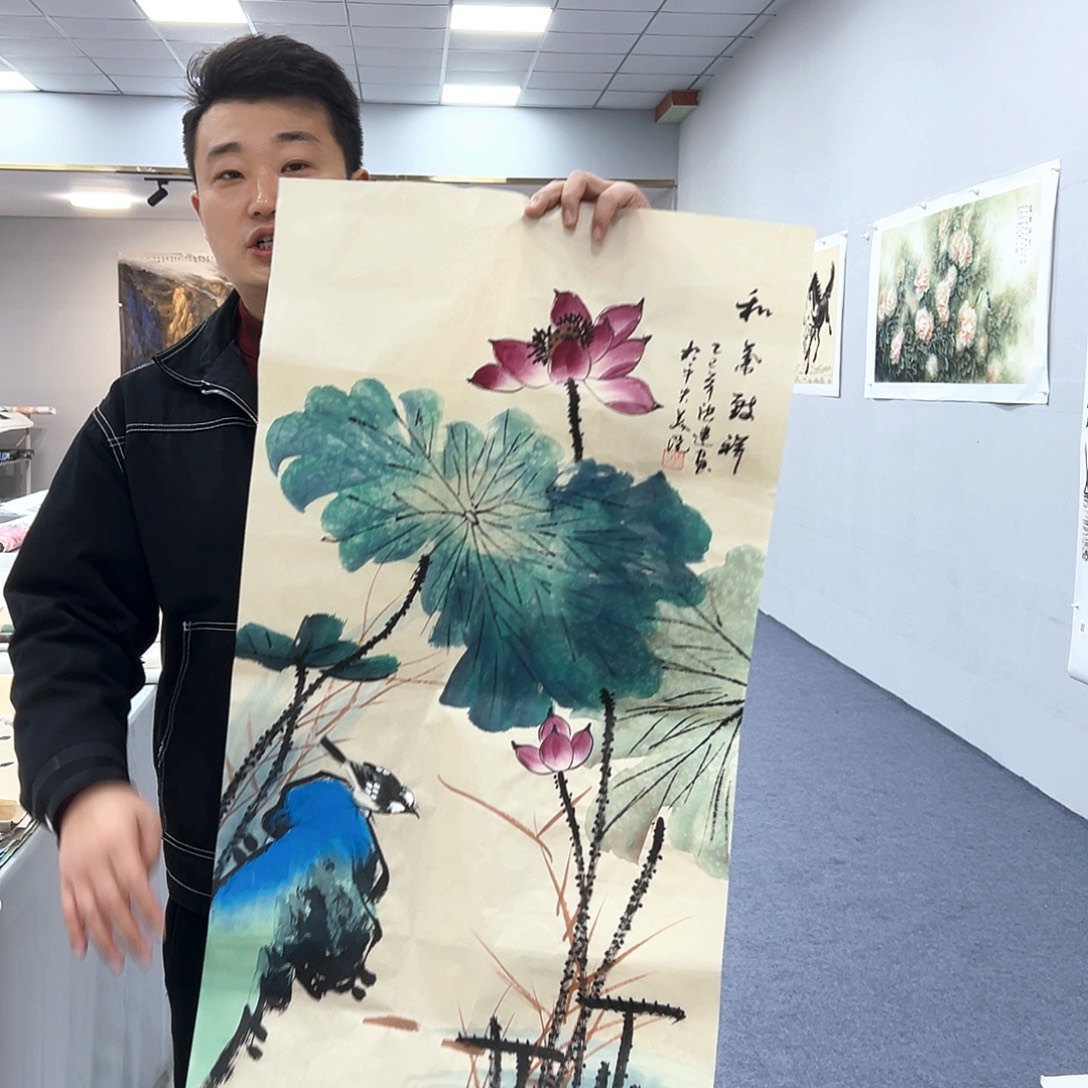 国画国画作品宣纸纯手绘