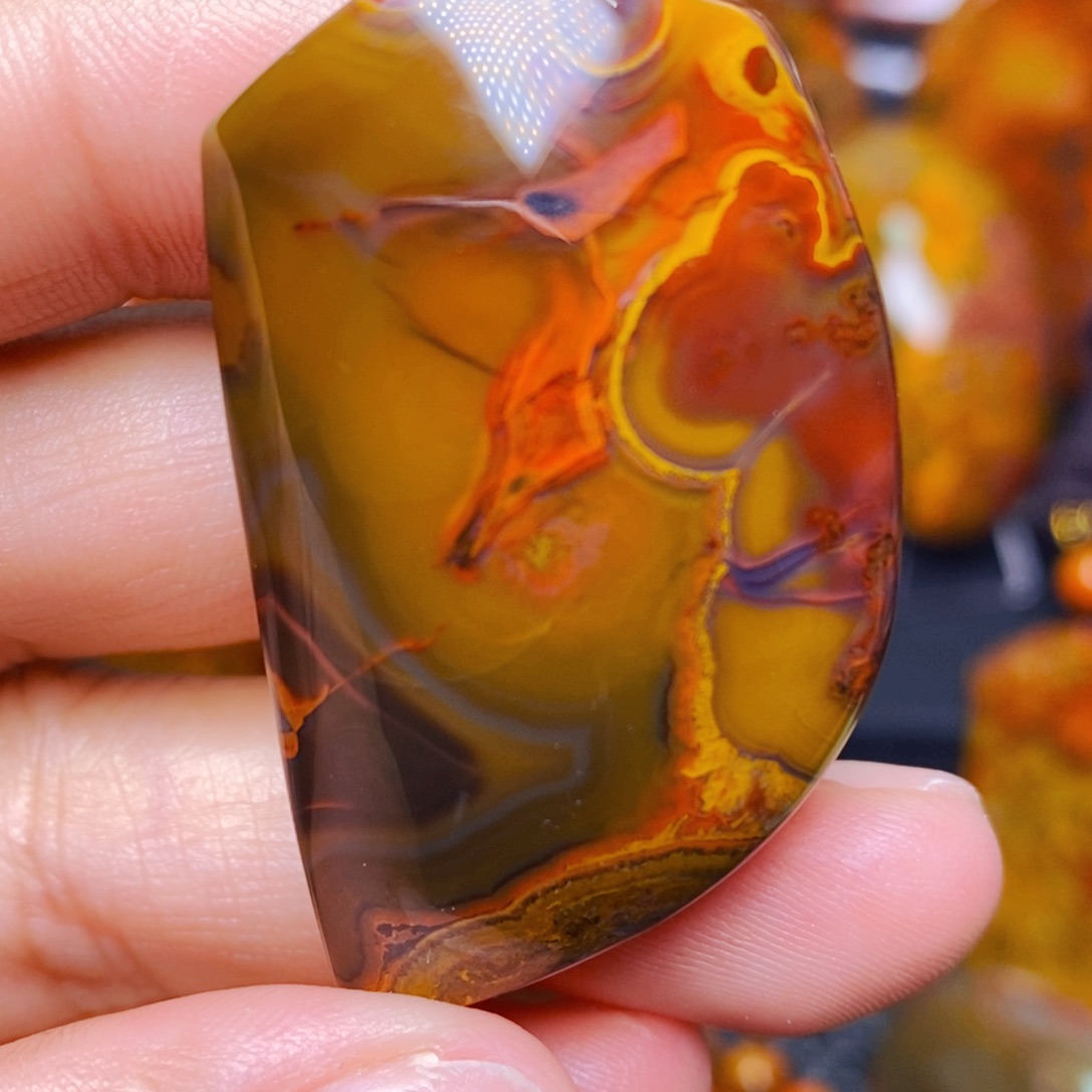 玛瑙/玉髓未镶嵌吊坠(不含链)